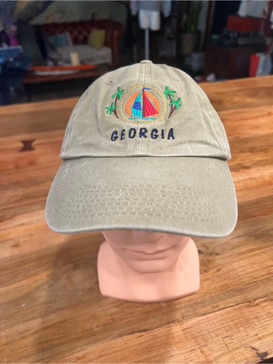BJR Other - Georgia Embroidered Khaki Baseball Cap